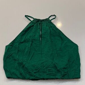 Alice + Olivia Emerald Halter Camisole. Size S